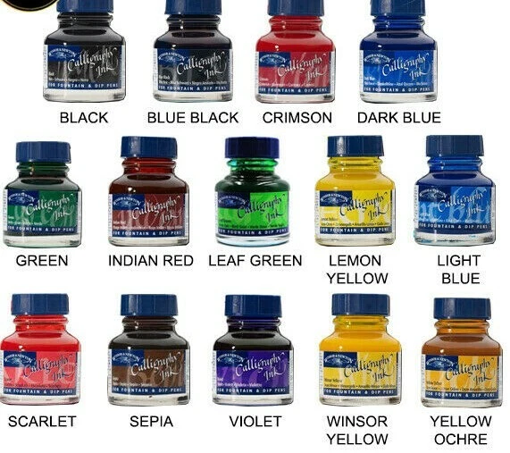 Winsor & Newton Calligraphy Art & Lettering Ink 30ml - BUY 3 GET 1 FREE