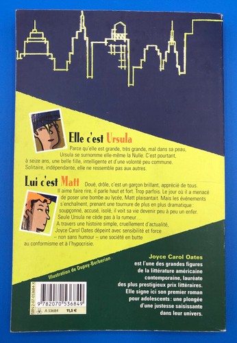 DUPUY BERBERIAN COUVERTURE POUR NULLE ET GRANDE GUEULE GALLIMARD JEUNESSE 2002 - Picture 2 of 7