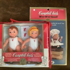 Campbell Soup Kids Vintage 1995 Fibre Craft Collector 5" Zipper Case NEW Staple