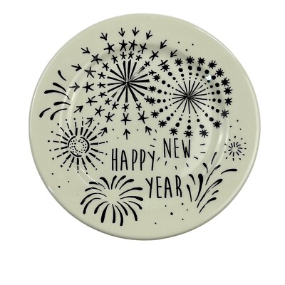 SET OF 4 Gien Happy New Year Limited Edition 2020 Canapes Cocktail Side Plate 5 