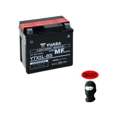 Für E-Ton Beamer Matrix II 2T (PN2E) 50 2007-2008 Batterie yuasa GIA 'Fertig Bis