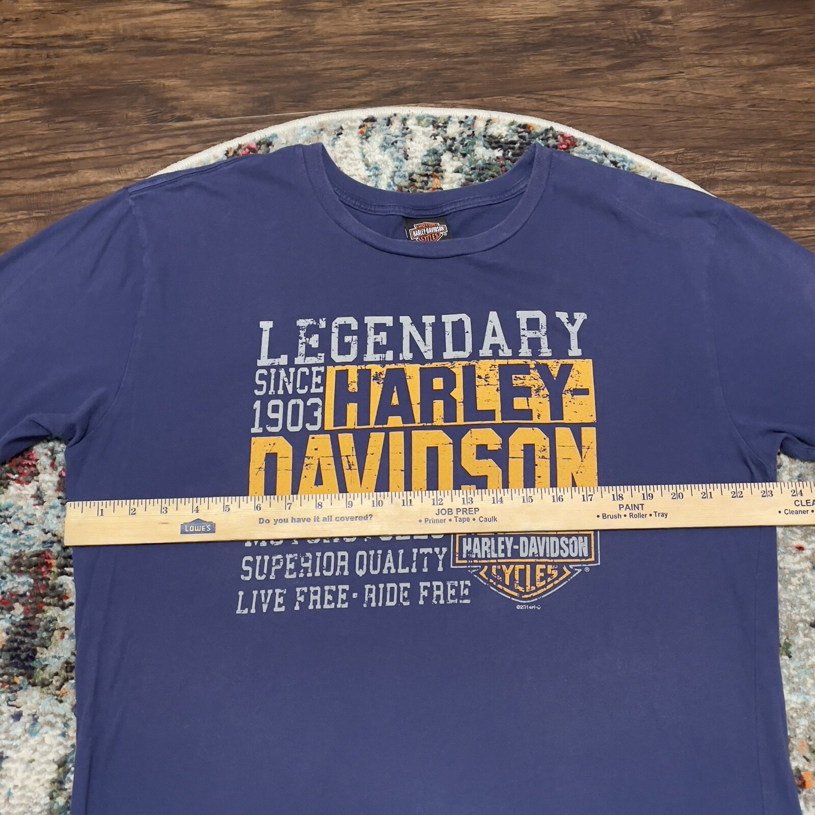 Mens Harley Davidson Piqua Ohio Shovelhead Live Free … Gem