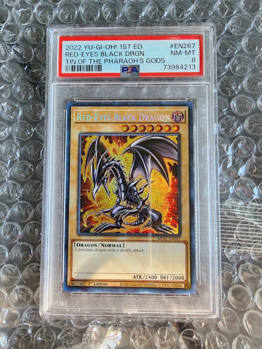 Yugioh! Red-Eyes Black Dragon MP22-EN267 PSA GEM-MT 8 | eBay