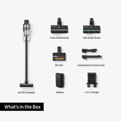 Samsung Jet 75E Complete Akku Staubsauger 200W 60min Akku VS20B75ACR5