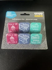 Power Clips Magnetic Multi-Purpose Clips, 6 Clips Pack Humor