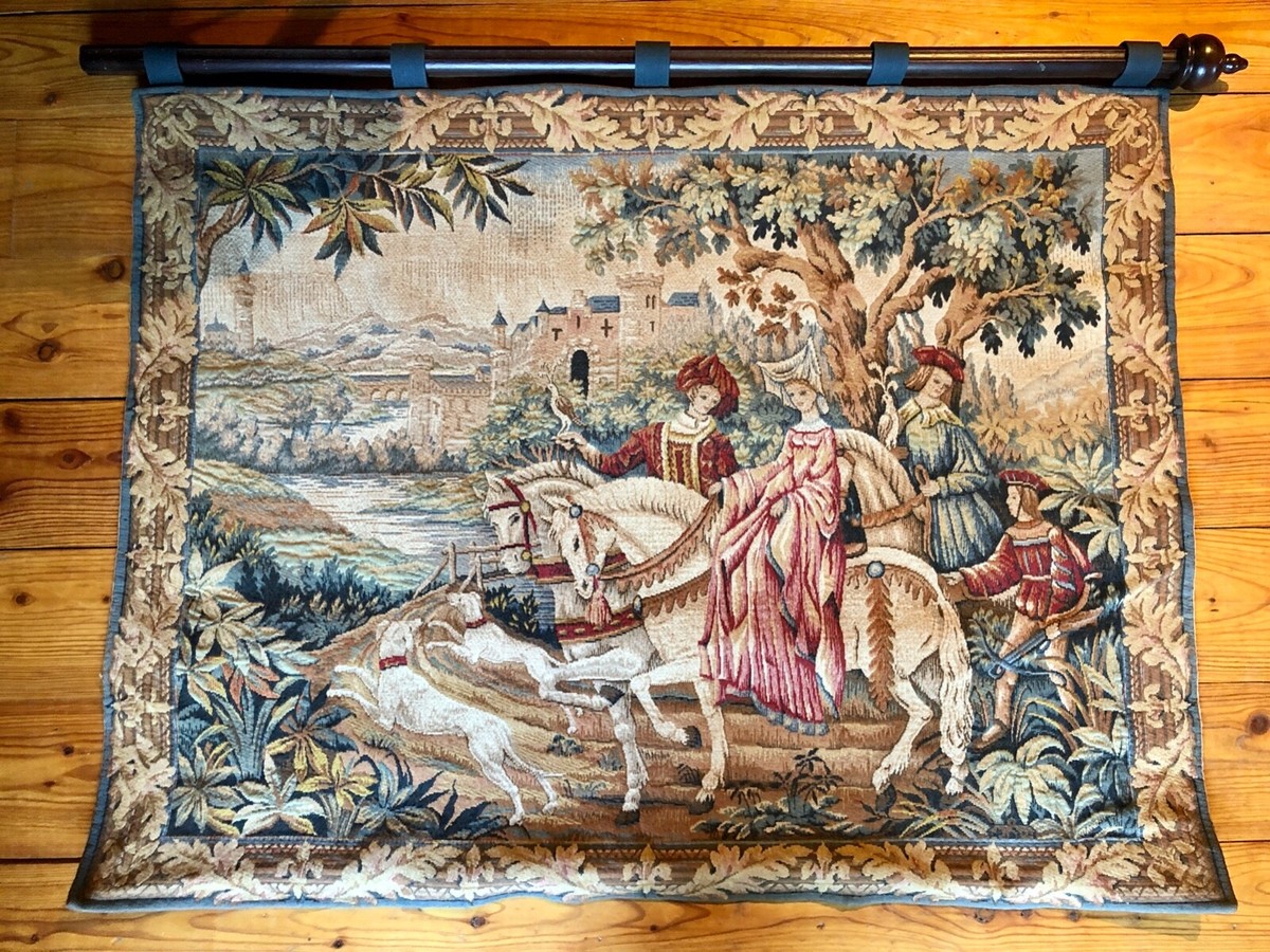 Tapisserie murale A la chasse royale par Marc Waymel