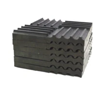 TECHTONGDA 6PCS Solid Rubber Auto Lift Block Pad Vibration Isolation Pad