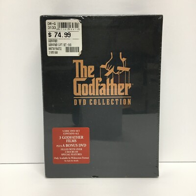 The Godfather: DVD Collection (5 DVD Set, 2001) Marlon Brando & Francis Coppola