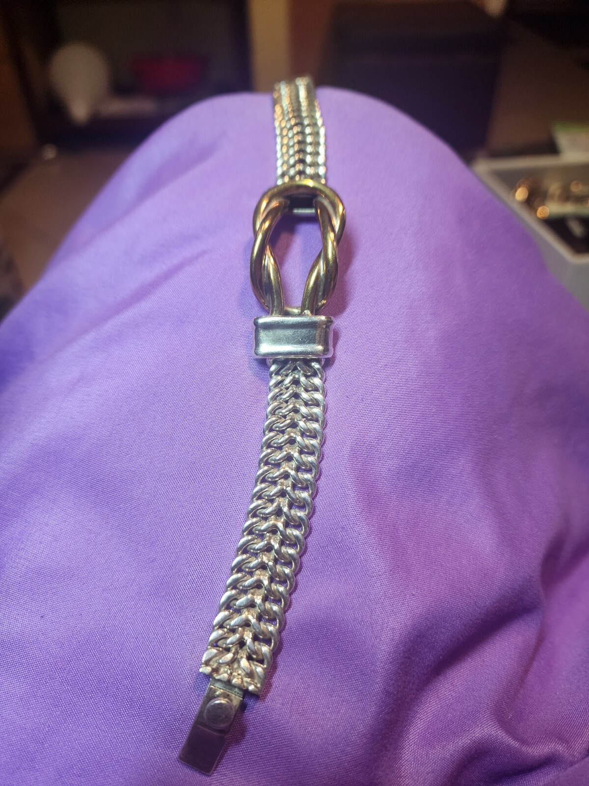 STERLING SILVER SOLID MESH BRACELET FROM MEXICO o… - image 17