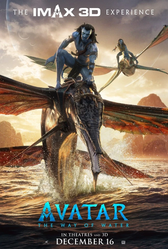 Avatar The Way Of Water movie poster print (c) : 11 x 17 inches