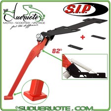 CAVALLETTO LATERALE VESPA PX 125 150 200 T5 PK 50 1977-2017 SIP 82 GRADI ROSSO