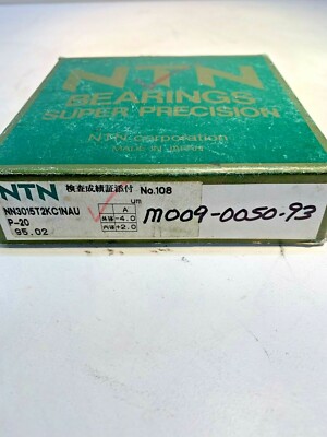 NTN NN3015T2KC1NAUP-20 Precision Bearing Okuma Part # M009-0050-93