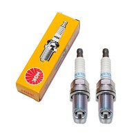 ZüNdkerzen Set NGK 2X BKR7EKC EntstöRt 19Mm Langgewinde Ø 14Mm, 7354