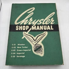 Chrysler Repair Shop Manual New Yorker Windsor Saratoga Imperial