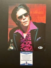 Benicio Del Toro Rare signed autographed classic 8x10 photo Beckett BAS coa