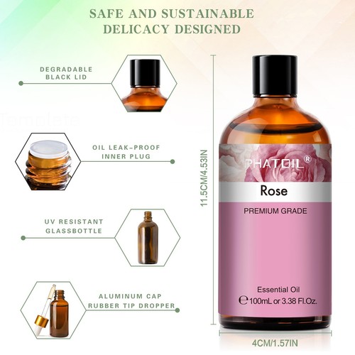 PHATOIL Essential Oils - Pure Natural Aromatherapy Premium Grade Essential Oil - Picture 5 of 58