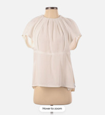 3.1 Phillip Lim Women Ivory Short Sleeve Blouse size 12