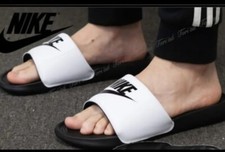 Nike Victori One Slide CN9675 005 men's Slide Black-White