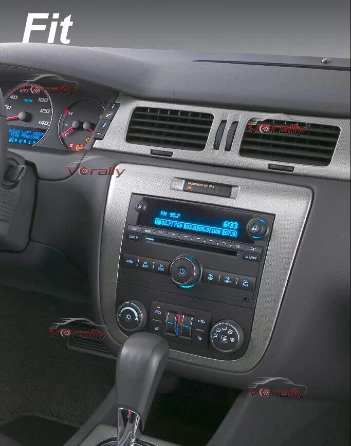  For 2006-2012 Chevrolet Impala Apple Carplay Android 13 Car Stereo Radio GPS Foto 3 de 4