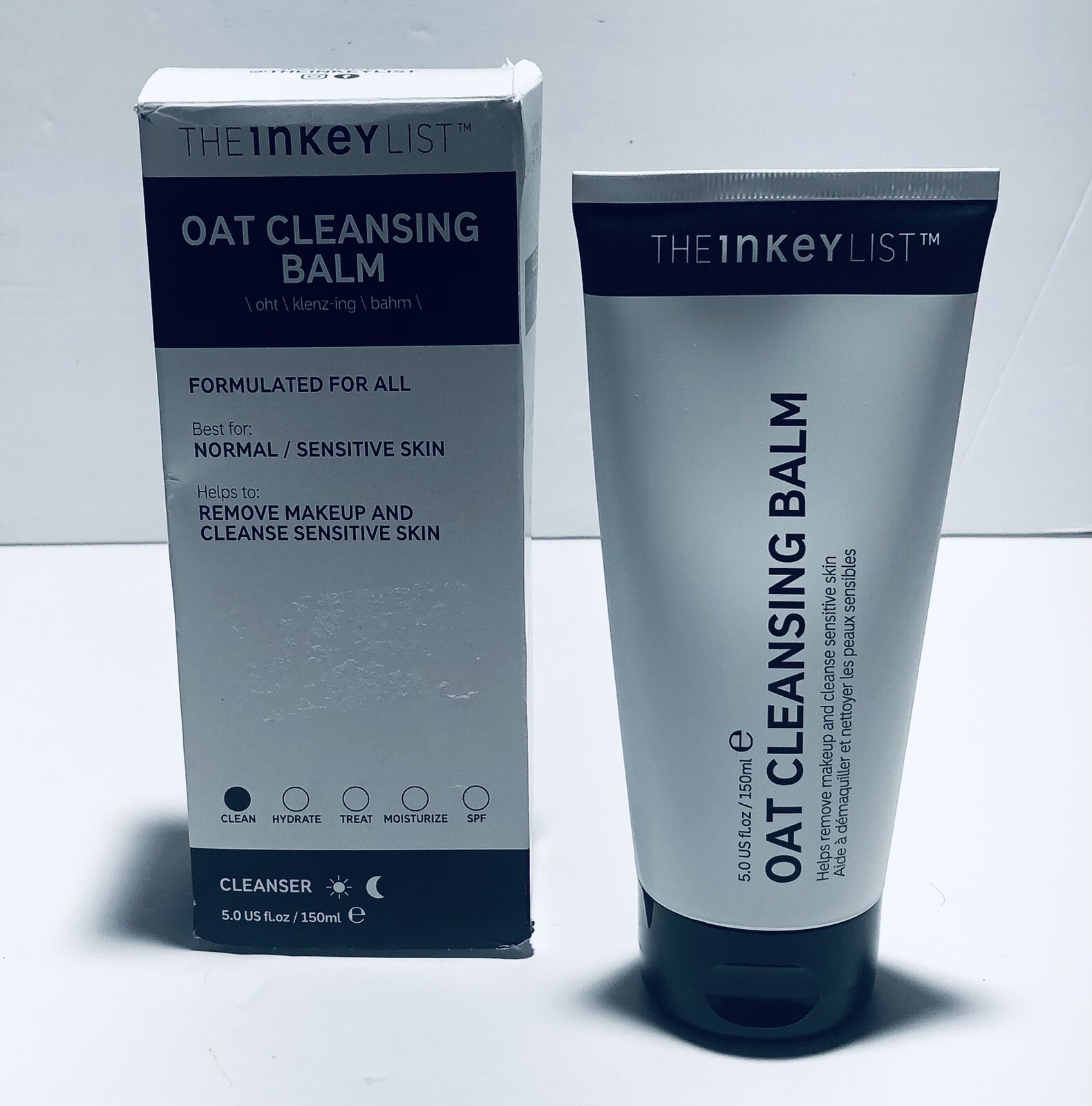 The Inkey List Oat Cleansing Balm 5oz 150ml Full Size New With Box