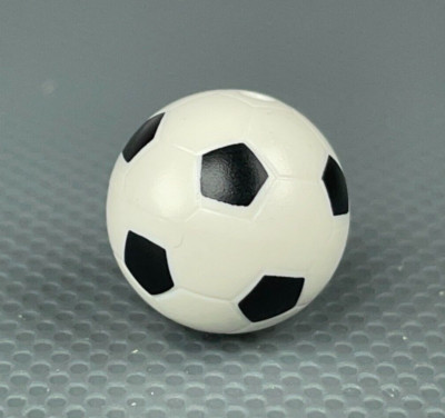 LEGO White Minifigure Soccer Ball Black Pentagons Series 24 CMF Part (x1)