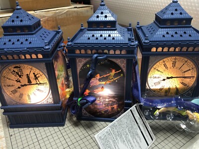 yuupapa 5点　ティン缶　小物入れ　グリーン　ブラック リボン Japan Tokyo Disney Resort Popcorn Bucket Peter Pan Fantasy Springs