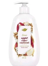 Dove APPLE CIDER CARAMEL Holiday Treats Limited Edition 12oz Hand Wash Bottle