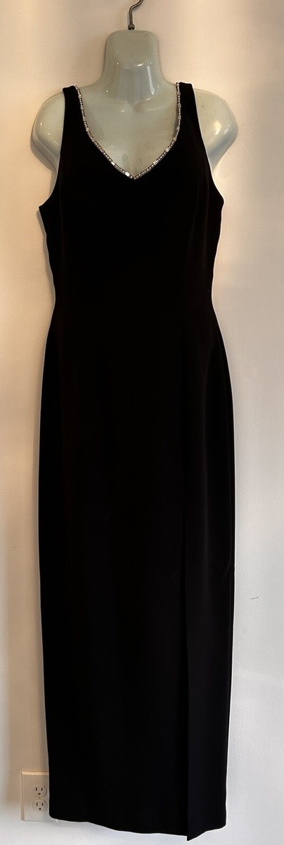 andrea polizzi for rex lester black dress Vintage Andrea Polizzi Rex Lester Black Dress Womens 4 Mini Cocktail Sexy Straps