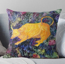 Decorative Animal pillow cover. 12x12" Farmhouse cushion cover. Decorpillow case