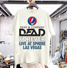 Dead And Company Dead Forever Live At Sphere Las Vegas White Unisex Shirt