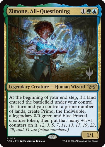 Zimone, All-Questioning (Foil) - Duskmourn DSK - Rare - MTG Magic