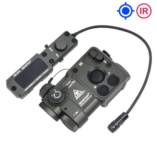 Viseur Laser Tactique WADSN Perst-4 – Rouge/vert/bleu Infrarouge Stroboscope