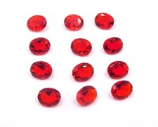 8x10 MM Lab Created African Ruby Oval Cut Lot Loose Gemstone For Jewelry P-2997