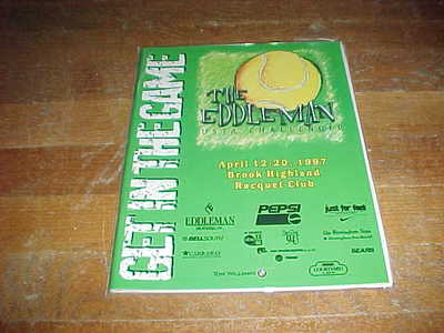 1997 The Eddleman Pro Tennis Classic Tennis Program Brook Highland Racquet Club