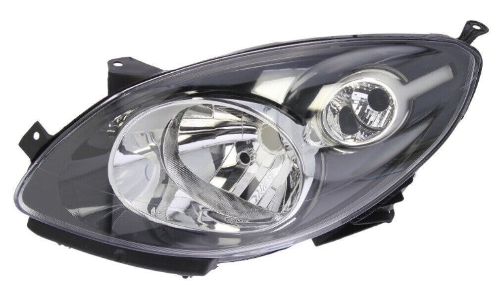 Phare optique avant gauche Twingo 2 avec masque noir intérieur anti-UV