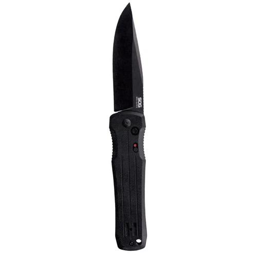 SOG SE-63 Spec Elite II 4" Drop Point Plain Blade Black video thumbnail