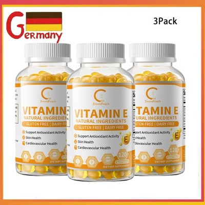 Vitamin E 1000 IE - 360Softgel Kapseln - Hochdosiert - Premium Qualität