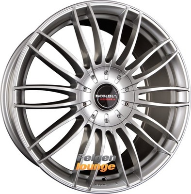 4x BORBET CW3 Sterling Silver 9x20 ET35 5x120