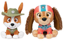 Paw Patrol Plush Bundle of 2, 6 inch Tracker And Liberty
