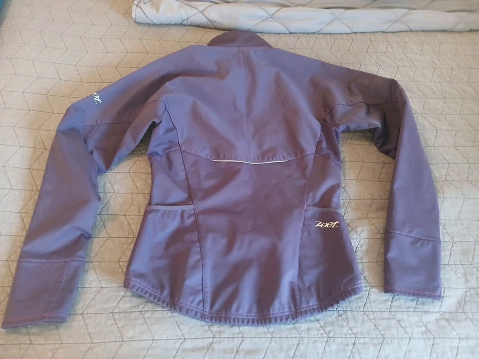 Chaqueta Zoot Damas Cremallera Manga Larga Talla Mediana Verde Foto 3 de 4