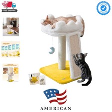 Cat Tree, Cloud Cat Tower with Soft Bed, Cat Scratching Post Pad with Large...