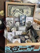 Premium Coin Estate Lot! Graded Silver Coins, Gold & Silver Bars & U.S. Currency