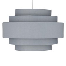 Modern Easy Fit Ceiling Light Shade 5 Tier Dark Grey Pendant Lighting