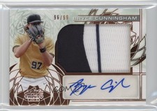 2024 Leaf Trinity Bronze 96/99 Bryce Cunningham #PA-BC1 Patch Auto 13u1