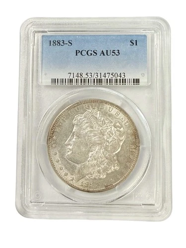 1883-S Morgan Silver Dollar PCGS AU53