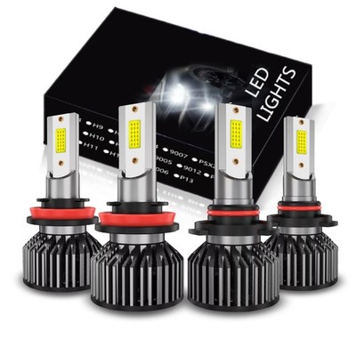 For Honda Insight 2010-2014 Combo LED Headlight Bulbs White High Low Beam 6000K
