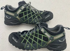 Salewa S Gtx Hiking Shoes Black/ Emerald Mens US 10