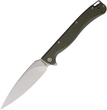 Daggerr Knives Pero Linerlock OD Green FRN Folding 8Cr14MoV Pocket Knife PRFOLSW