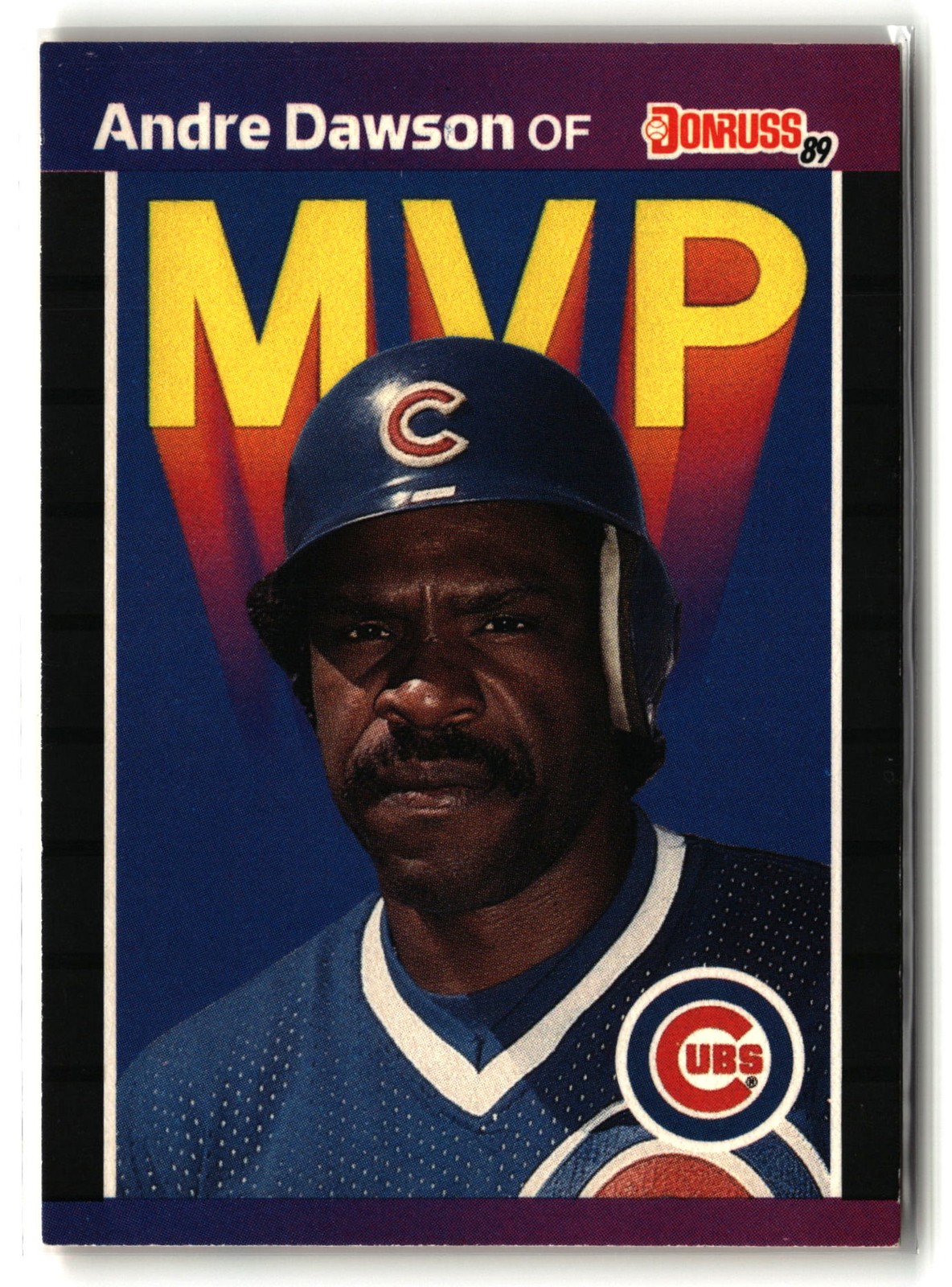 Andre Dawson #BC-8 Baseball Cards 1989 Donruss MVP trading card — raw and PSA graded price guide