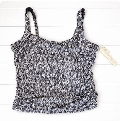 MiracleSuit X Talbots Swimsuit Top Womens 18W Plus Tankini UPF 50+ New NWT